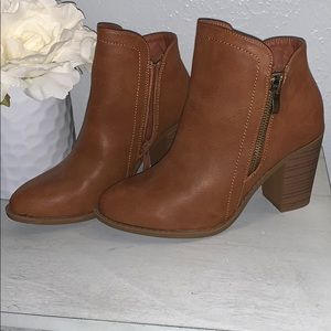 Brown booties